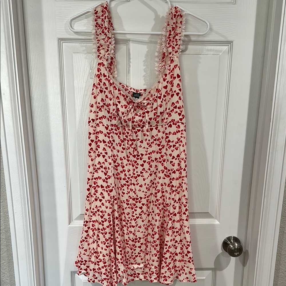 5 for $40. Bundle & Save! Wild Fable Red Heart Patterned Dress.